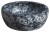 PRIORI umywalka ceramiczna nablatowa Ø 41 cm, niebieskie kwiaty #3