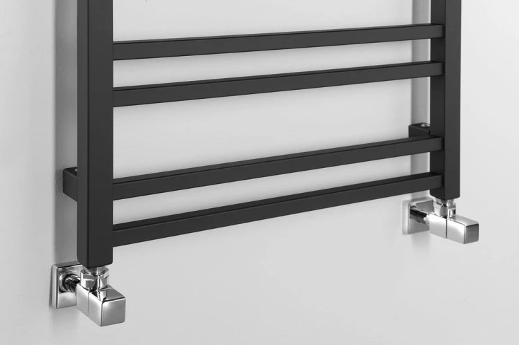 METRO DOS grzejnik łazienkowy 550x1430 mm, czarny mat #6