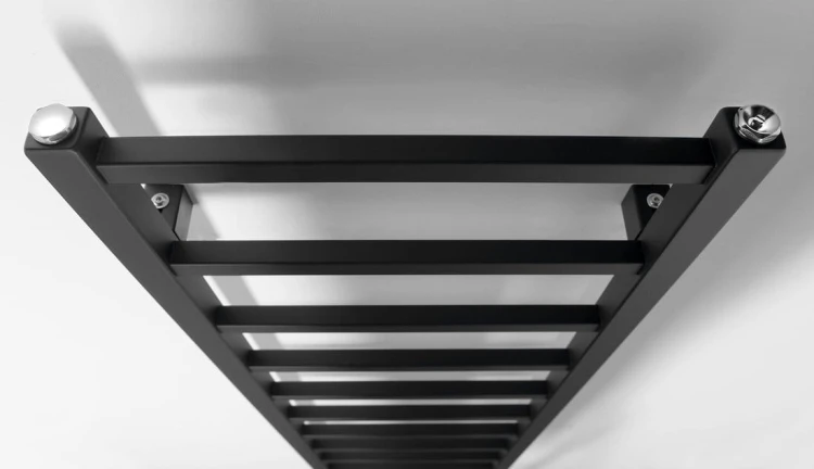 METRO LIGHT grzejnik łazienkowy 400x1500 mm, czarny mat #4