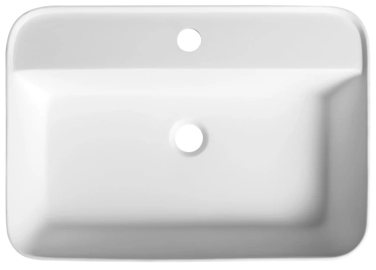 BRAHEA umywalka półwpuszczana, Rockstone, 55x39 cm, biały mat #2