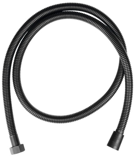 POWERFLEX wąż prysznicowy metalowy, 120cm, czarny mat
