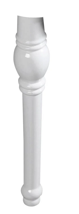 RETRO ceramiczne nogi do umywalki 105001, proste, 1 sztuka, biały