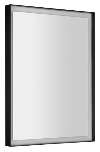 Lustro SORT z oświetleniem LED 60x80cm, bezdotykowy czujnik IR, 2700-6500K, czarny mat