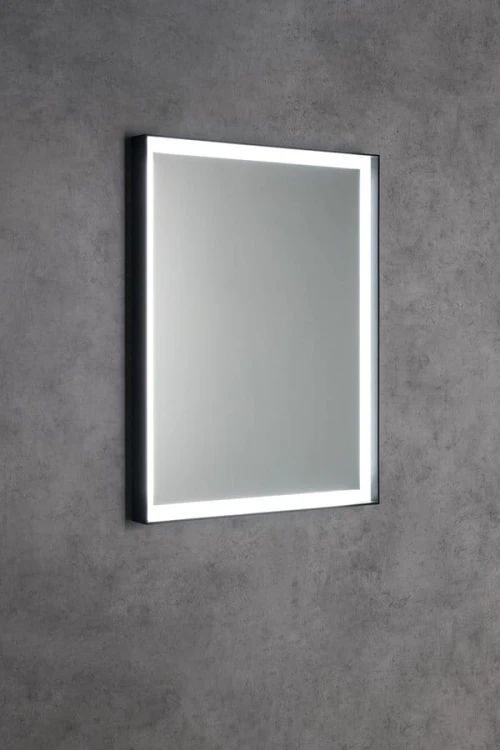 Lustro SORT z oświetleniem LED 60x80cm, bezdotykowy czujnik IR, 2700-6500K, czarny mat #6