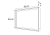 Rysunek techniczny - Lustro SORT z oświetleniem LED 60x80cm, bezdotykowy czujnik IR, 2700-6500K, czarny mat