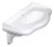 RETRO ceramiczny reling do umywalki 105001, 1sztuka, biały #3