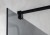 VARIO BLACK jednoczęściowa kabina prysznicowa Walk-In, montaż przy ścianie, szkło nordic, 1200 mm #3