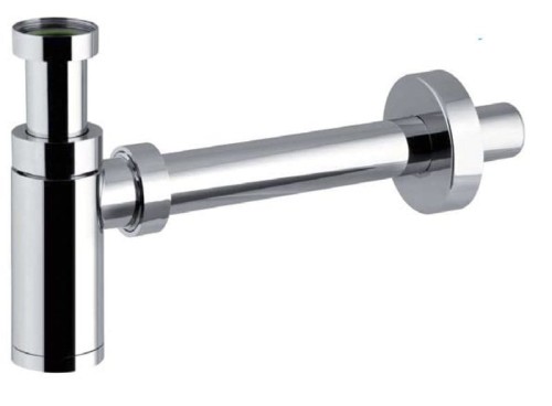 KING syfon umywalkowy 5/4", odpływ 32mm, ABS/chrom