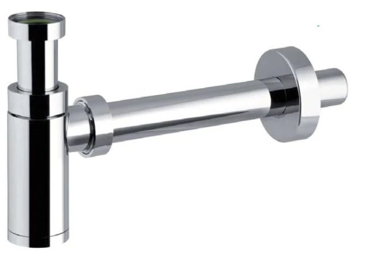 KING syfon umywalkowy 5/4", odpływ 32mm, ABS/chrom