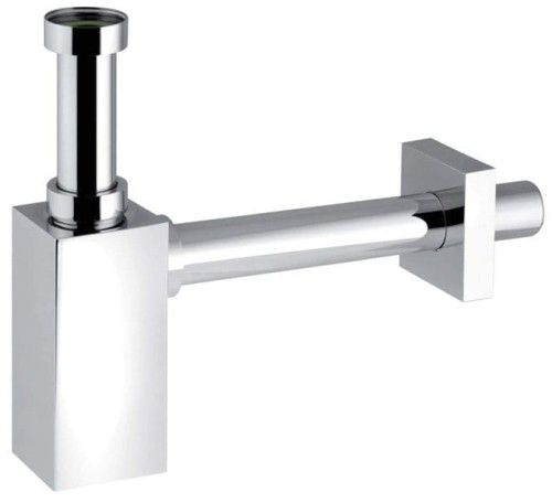 PIQUADRATO syfon umywalkowy 5/4", odpływ 32mm, ABS/chrom
