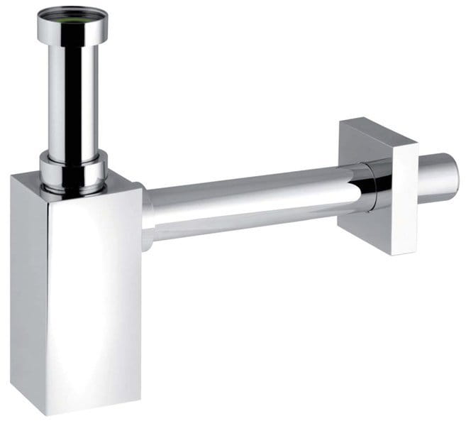 PIQUADRATO syfon umywalkowy 5/4", odpływ 32mm, ABS/chrom