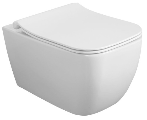VEA WC wiszące, Rimless, 34,5x52cm, biały #2