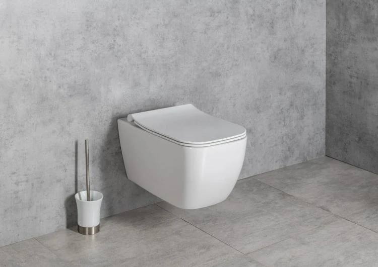 VEA WC wiszące, Rimless, 34,5x52cm, biały #4