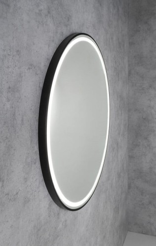 KADRIS okrągłe lustro z oświetleniem LED, ø 100cm, czarny mat #2