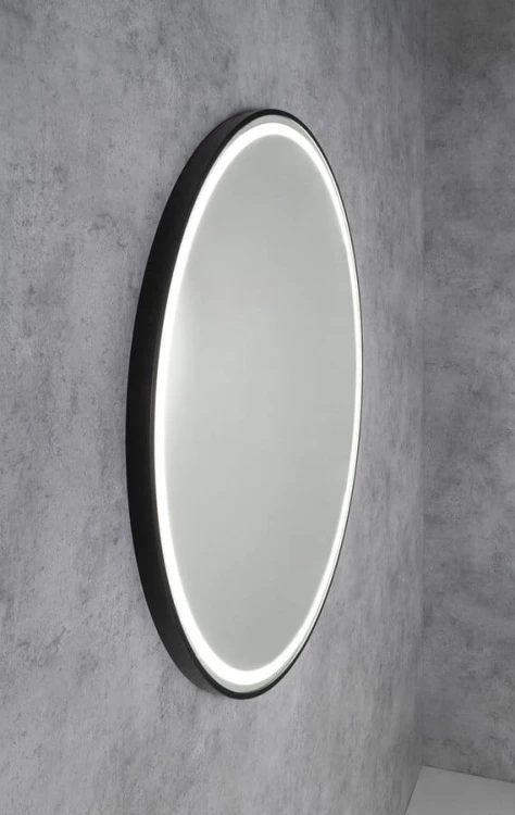 KADRIS okrągłe lustro z oświetleniem LED, ø 100cm, czarny mat #2