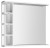 KORIN STRIP lustro z oświetleniem LED i półkami 80x70x12cm