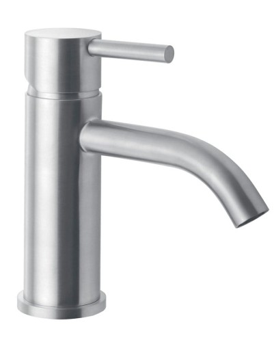 MINIMAL bateria umywalkowa, stal nierdzewna mat