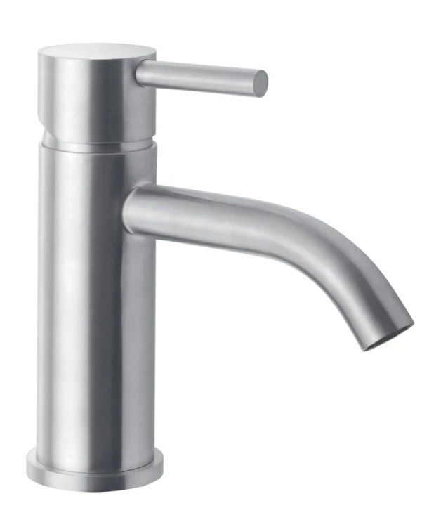 MINIMAL bateria umywalkowa, stal nierdzewna mat