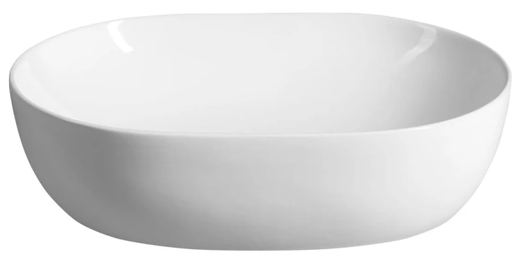 Umywalka ceramiczna nablatowa 49x36cm, biały #3