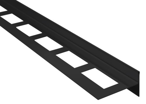 Listwa spadowa prawa, wysokość 10mm, długość 1000mm, czarny mat #2