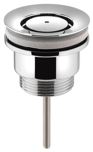 Odpływ umywalkowy 5/4'', niezamykany, design korek, 3-65mm, chrom