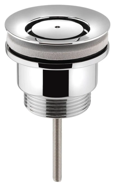 Odpływ umywalkowy 5/4'', niezamykany, design korek, 3-65mm, chrom
