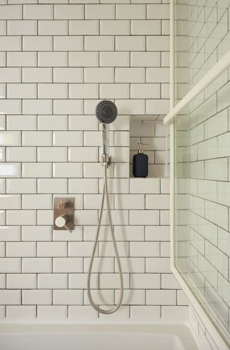 MINIMAL bateria prysznicowa podtynkowa, 2 wyjścia, stal nierdzewna mat #2