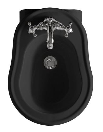 RETRO bidet wiszący 38x52cm, czarny mat #2
