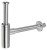 MINIMAL syfon umywalkowy 5/4", odpływ 32mm, stal nierdzewna mat