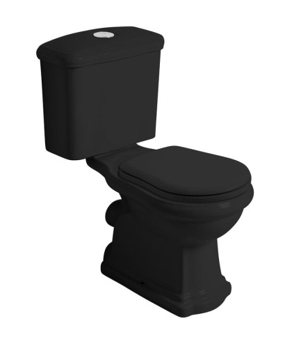 RETRO spłuczka do kompaktu WC, czarny mat #2