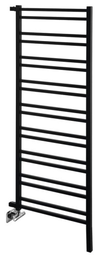 METRO SPACE grzejnik, ścianka przedziałowa, 550x1430 mm, czarny mat