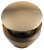 Odpływ umywalkowy 5/4", silent klik-klak, duży korek, 5-55 mm, złoto #4