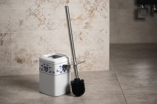 CIXI szczotka do WC, porcelana, niebieski/biały #2