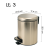 Rysunek techniczny - POTTY kosz na śmieci 3l, Soft Close , złoty mat