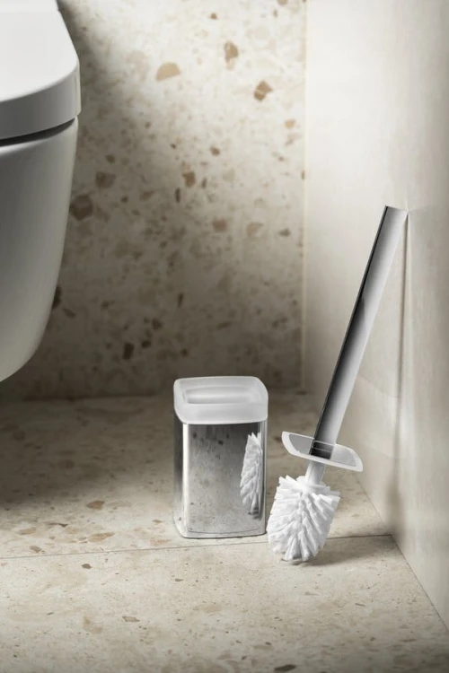 IL GIGLIO szczotka do WC do postawienia, chrom #3