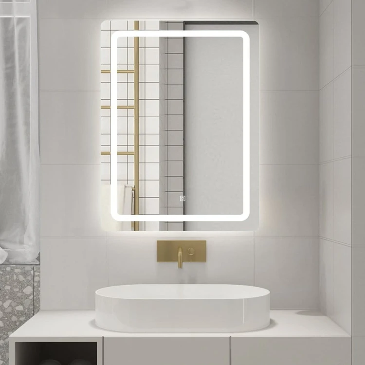 SALICA lustro z oświetleniem LED 60x80cm, czujnik dotykowy, ściemnialne #4