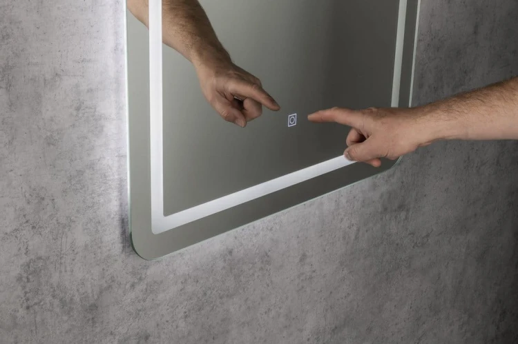 SALICA lustro z oświetleniem LED 60x80cm, czujnik dotykowy, ściemnialne #5