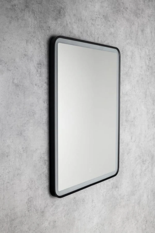 SWIDA lustro z oświetleniem LED 60x80cm, czujnik dotykowy, ściemnialne, czarny mat #4