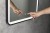 SWIDA lustro z oświetleniem LED 60x80cm, czujnik dotykowy, ściemnialne, czarny mat #6