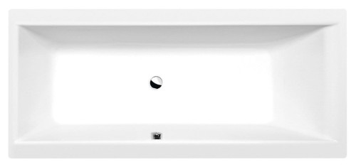 CLEO wanna prostokątna 170x75x48cm, biały mat