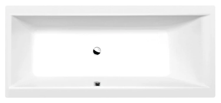CLEO wanna prostokątna 170x75x48cm, biały mat