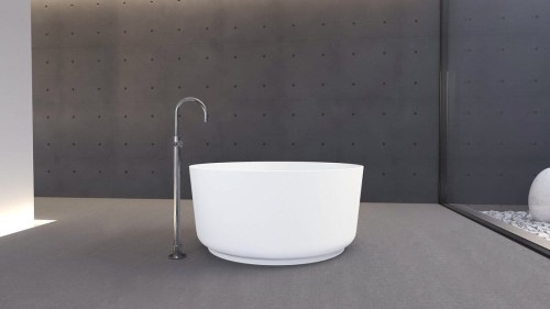 ESTATIS wanna wolnostojąca, kompozyt, ø110x51cm, biały mat #2