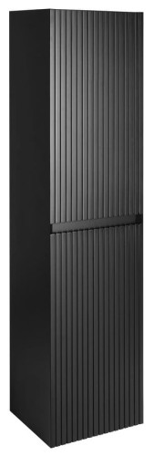 FILENA szafka wysoka 35x140x30cm, czarny mat strip