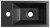 AMAROK umywalka kompozytowa 40x22cm, czarny mat, bateria z lewej strony #3