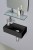 AMAROK umywalka kompozytowa 40x22cm, czarny mat, bateria z lewej strony #4