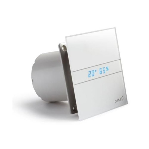 E-100 GTH wentylator łazienkowy osiowy z automatem, 4W/8W, wylot 100mm, biały
