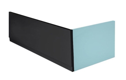 PLAIN obudowa czołowa 170x59cm, czarny mat, lewy