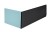 PLAIN obudowa czołowa 180x59cm, czarny mat, prawy