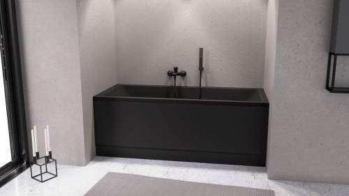 COUVERT NIKA obudowa czołowa do wnęki 180x52cm, czarny mat #2