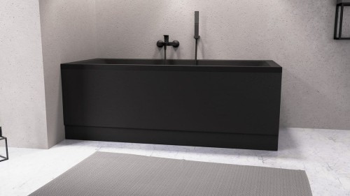 COUVERT obudowa czołowa lewa 180x52cm, czarny mat #2